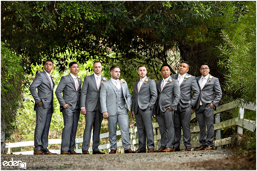 Groomsmen at Green Gables Wedding Estate