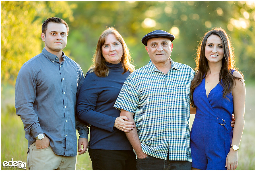 Sunset Family Portrait Photography