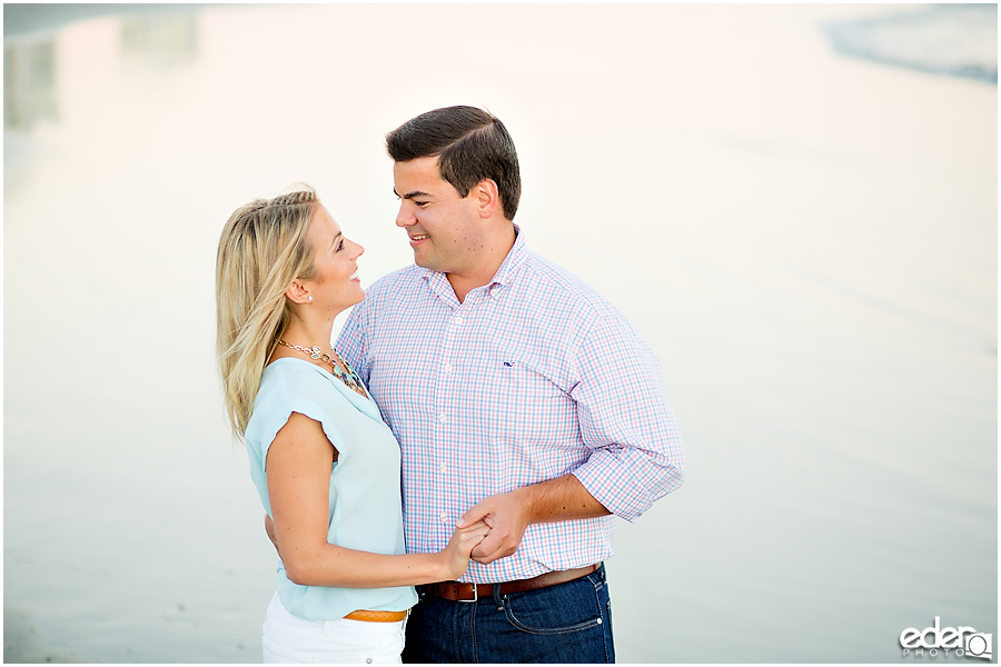 Engagement session on coronado beach.