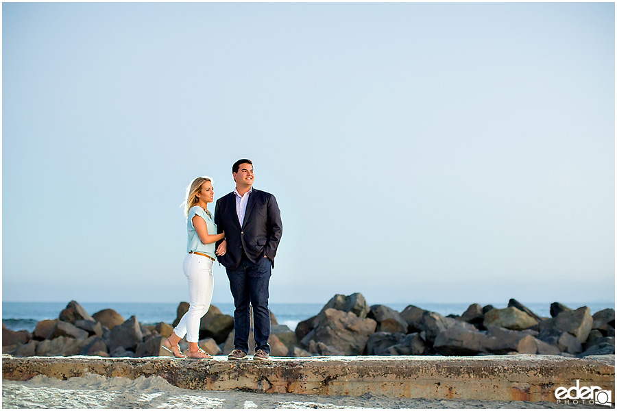 Sunset engagement session in Coronado, CA.