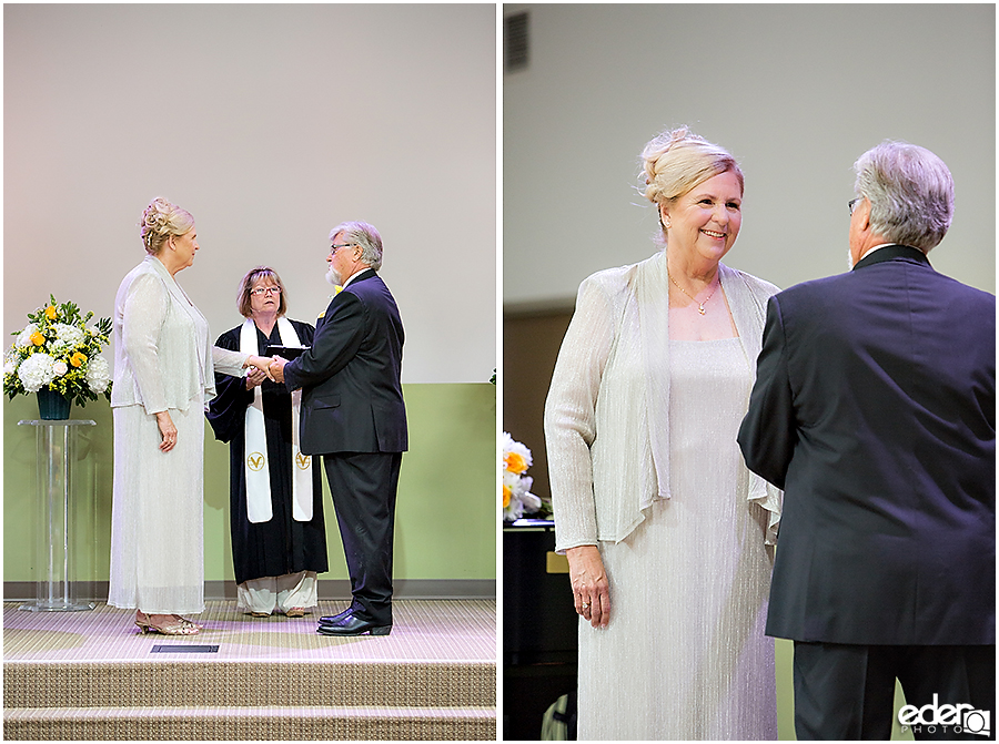 Small church wedding photography