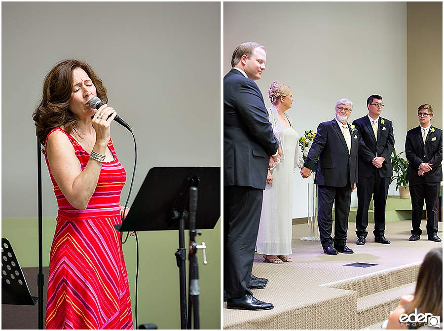 Small church wedding photography at Vision Spiritual Center