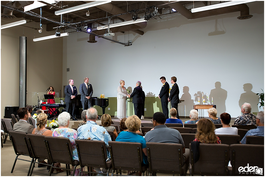 Small church wedding photography