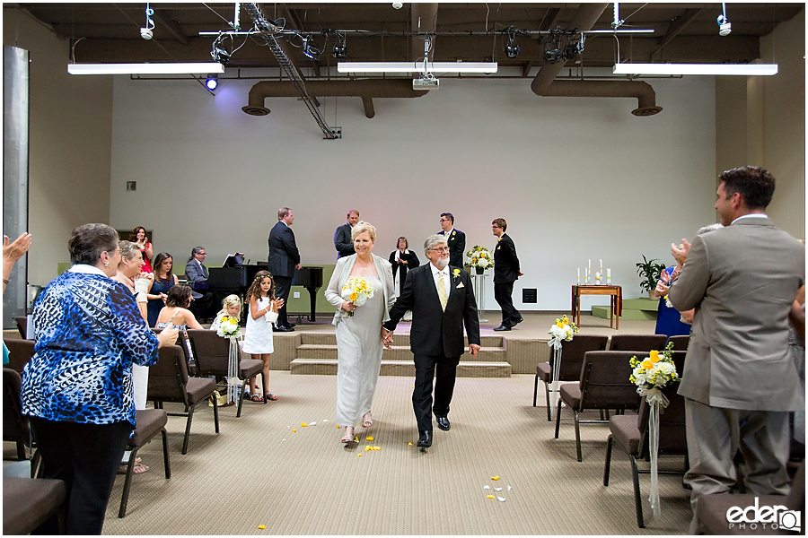 Wedding ceremony at VISION: A center for spiritual living.