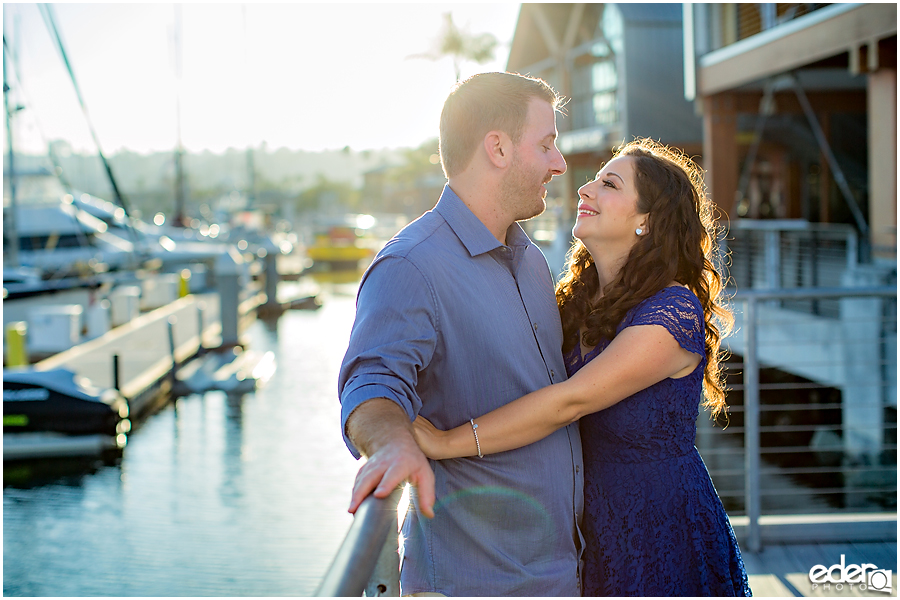 Point Loma Marina engagement session