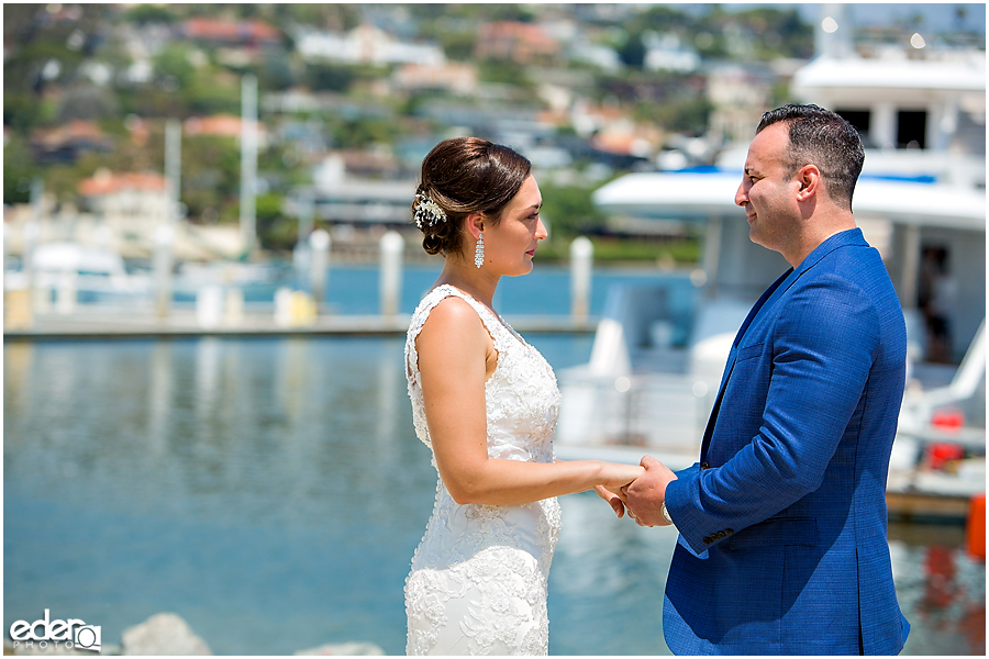 beach elopement at the Kona Kai Resort in San Diego, CA.