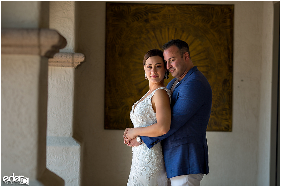 Elopement photography at the Kona Kai Resort in San Diego, CA.