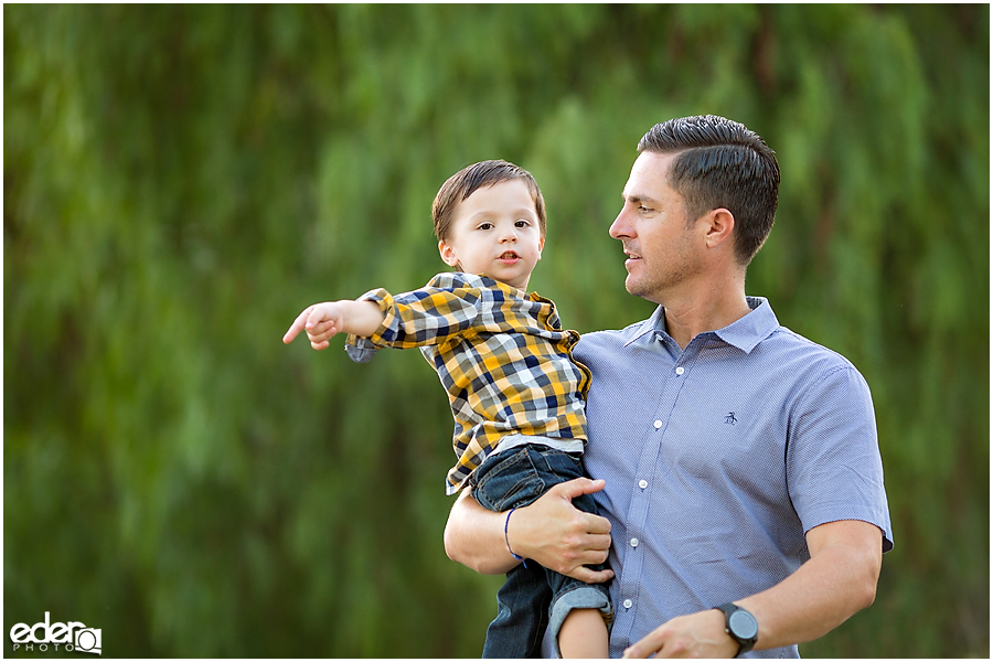 Son and dad portraits