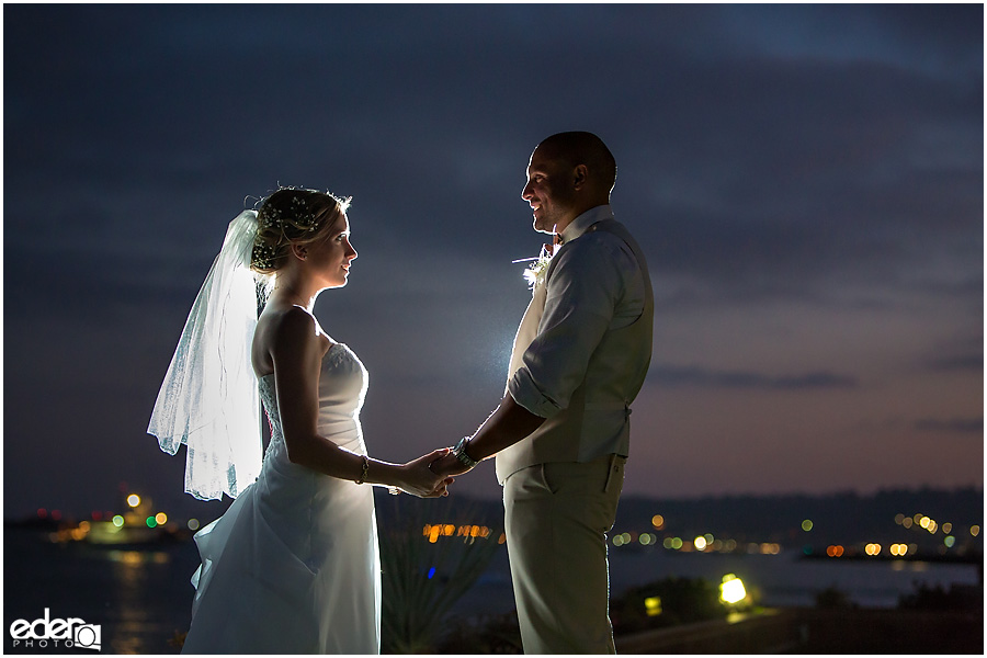 Bride and groom portraits at Admiral Kidd Club Wedding. 