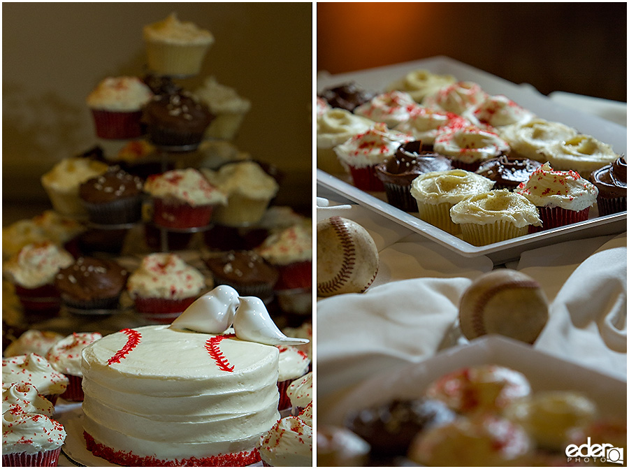 Wedding cupcakes at Admiral Kidd Club Wedding. 