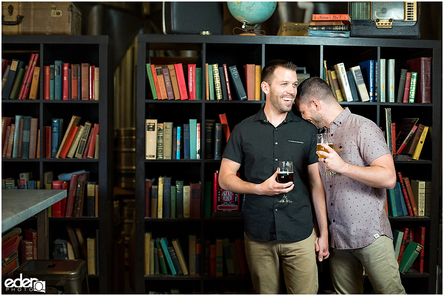 Love wins and so do these guys during their engagement session.