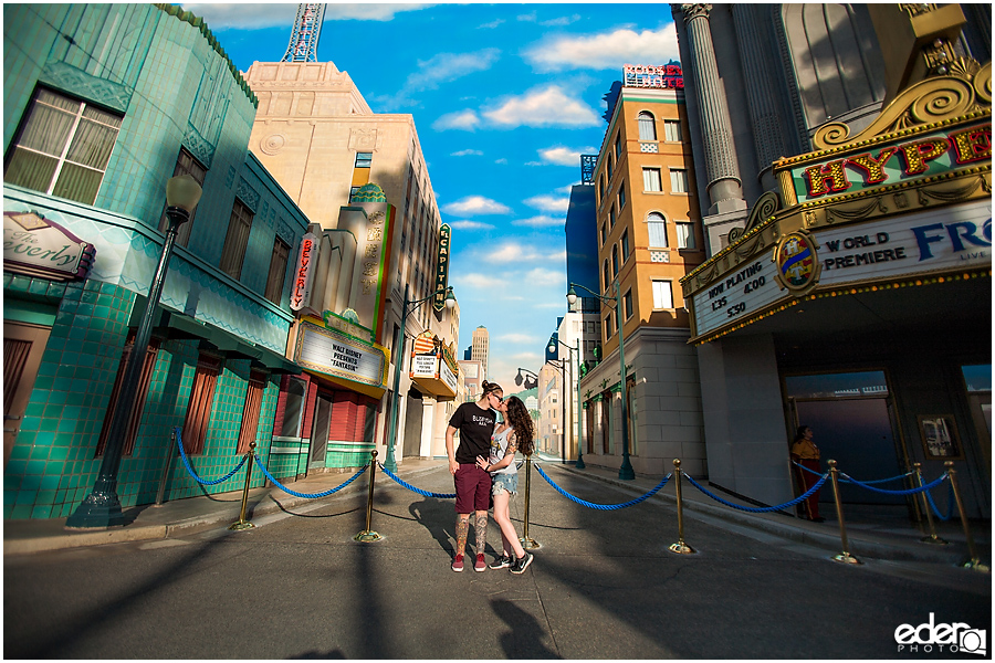 Disney California Adventure wall.