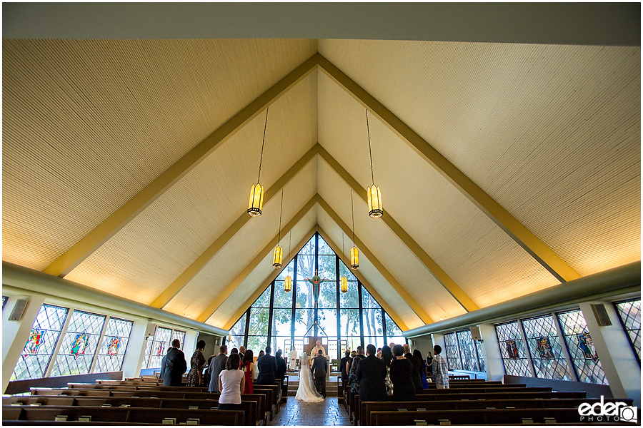 Wedding at All Hallows Catholic Church