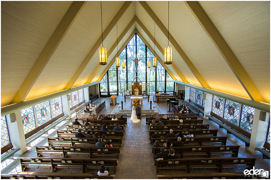 Wedding at All Hallows Catholic Church