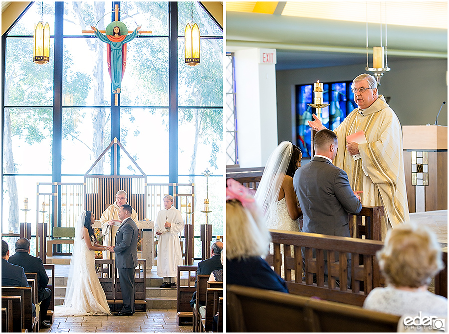 Ceremony at All Hallows Catholic Church