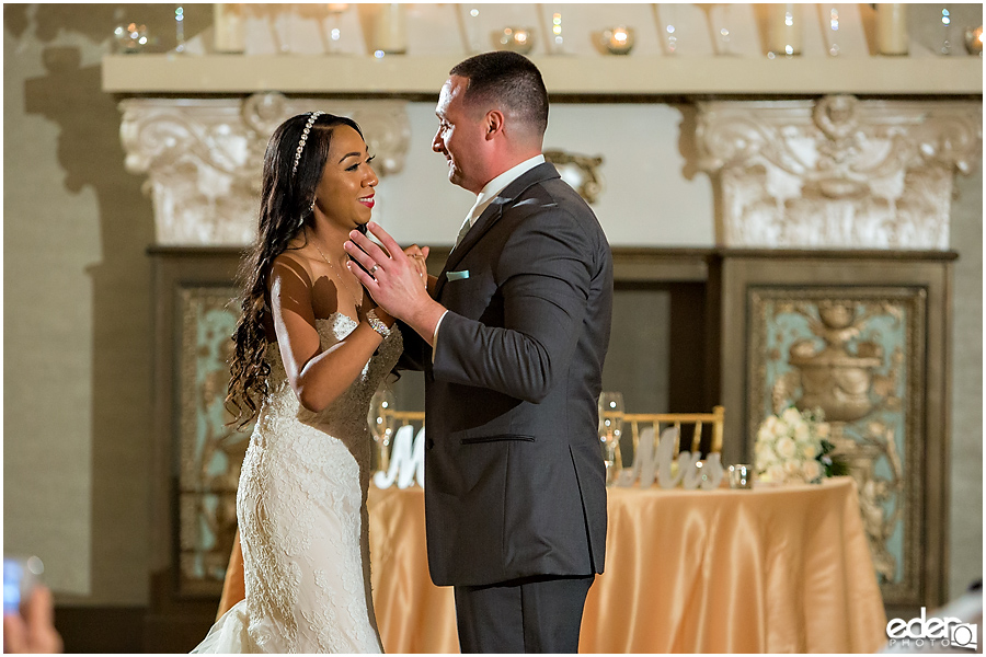 First dance wedding photography.