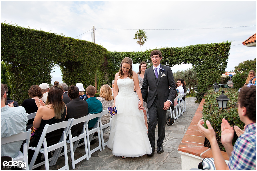 Recessional at Thursday Club Wedding Ceremony