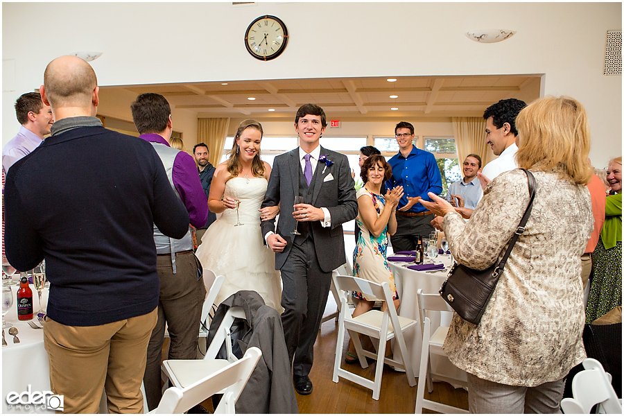 Grand entrance Thursday Club Wedding.