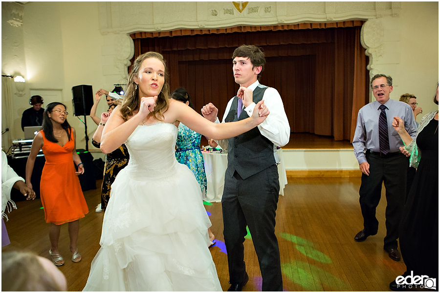 Dancing at Thursday Club Wedding.