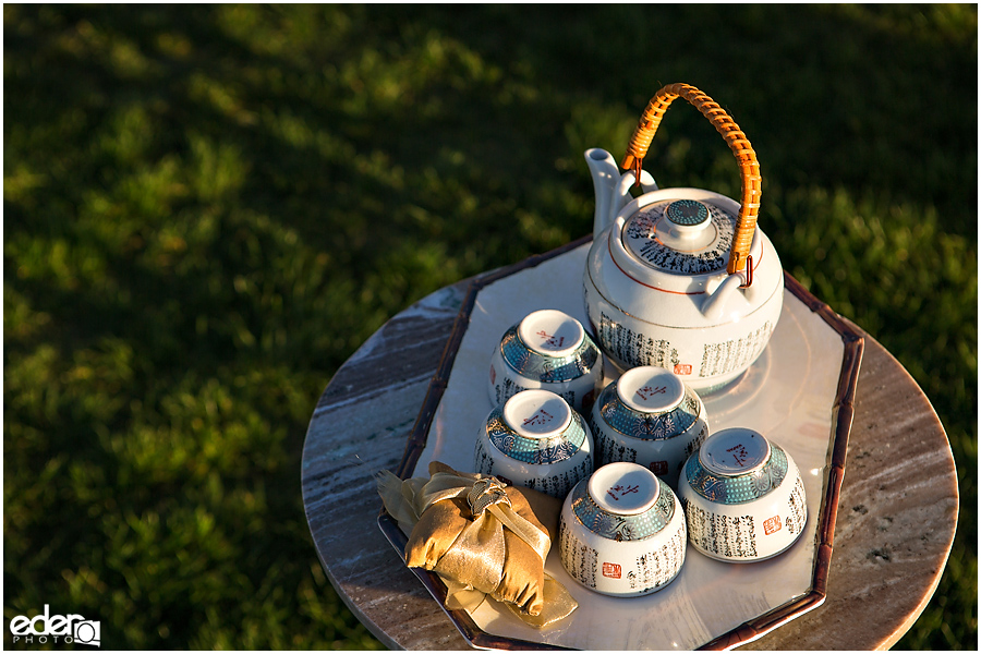 Chinese tea ceremony at Scripps Seaside Forum.