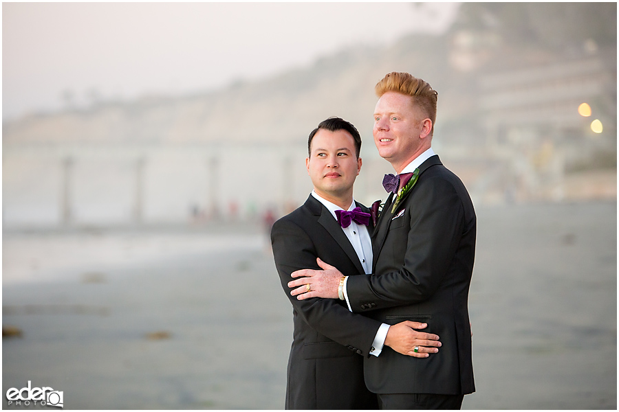 Scripps Seaside Forum wedding portraits.