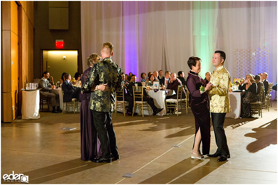 Double mother son dance. 