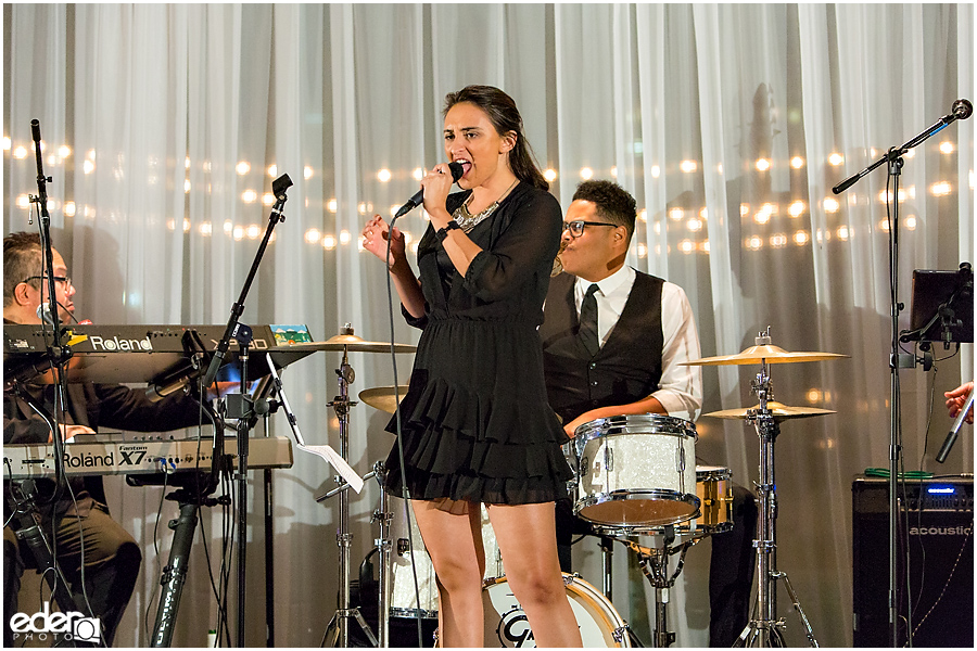 Wedding band in La Jolla.