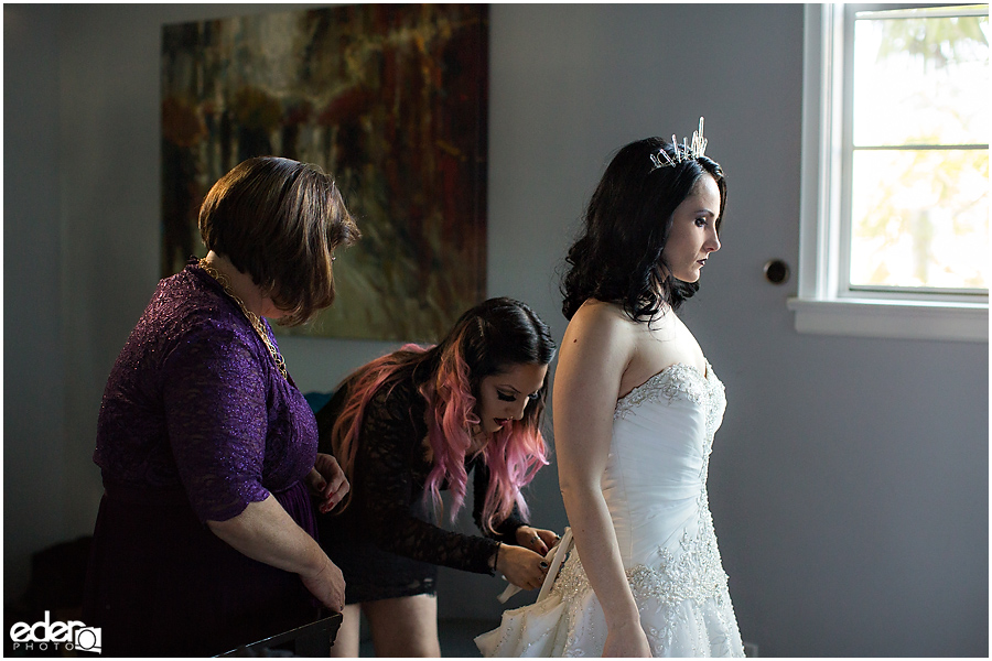 Bridal prep at The Lafayette Hotel