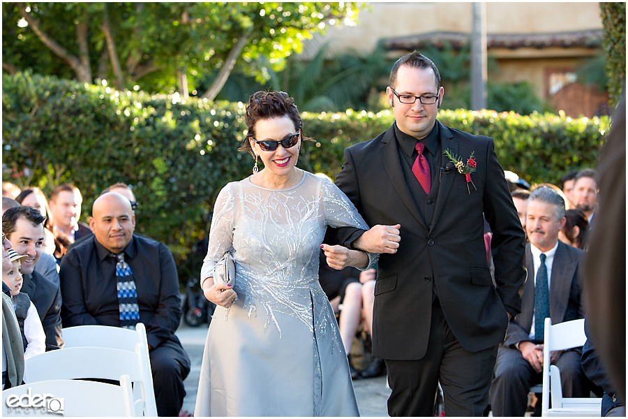 Groom and mom at The Thursday Club