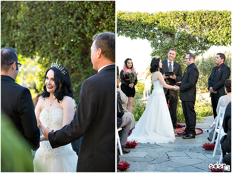 Wedding ceremony at The Thursday Club