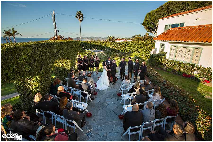 Wedding ceremony at The Thursday Club