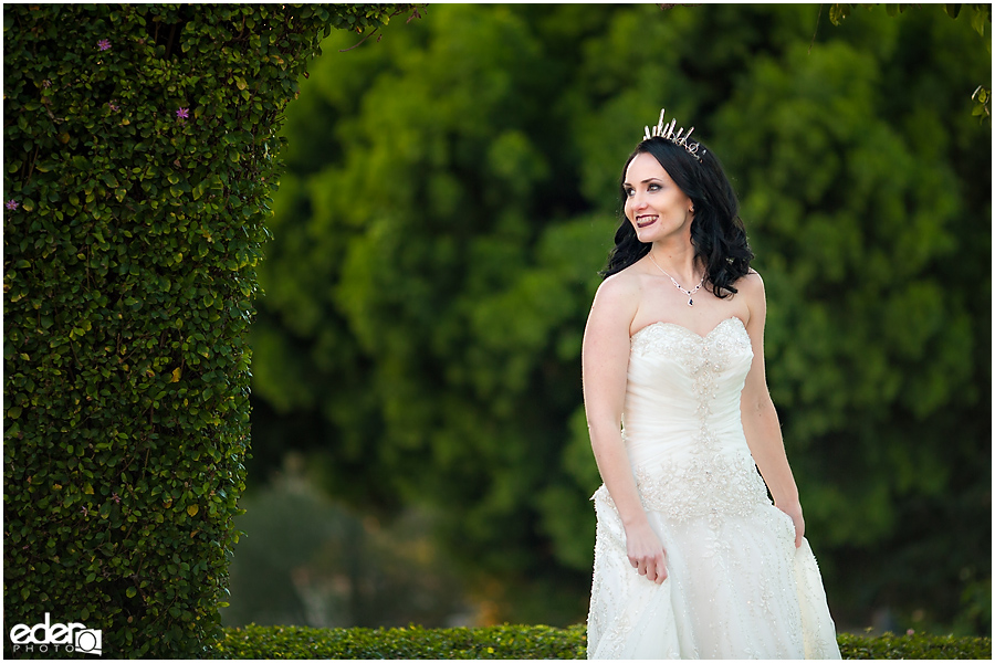 Bride in tiara at The Thursday Club Wedding