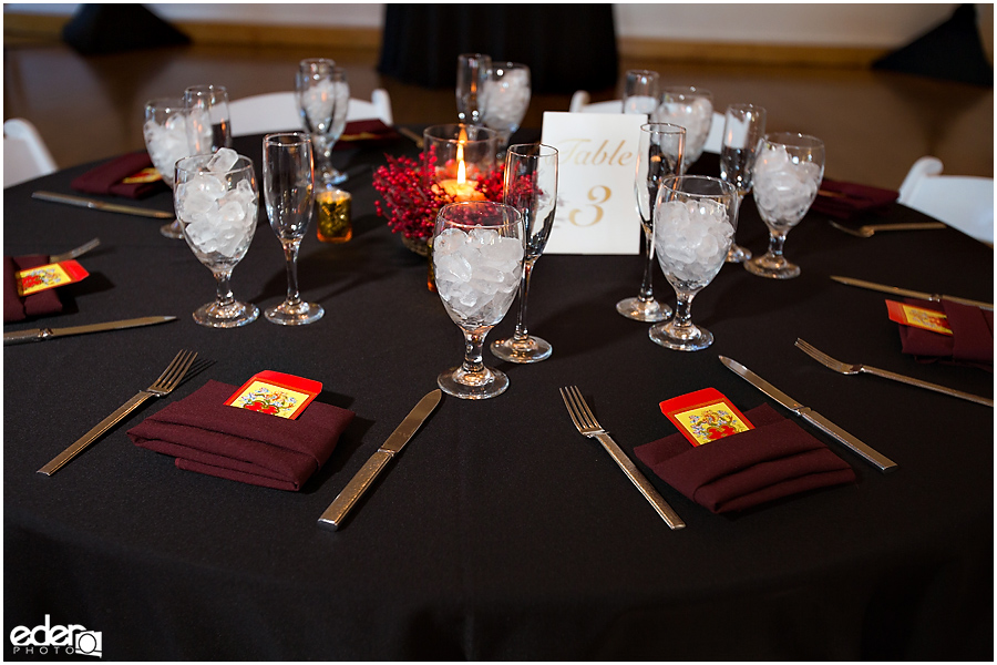 Reception decor at The Thursday Club