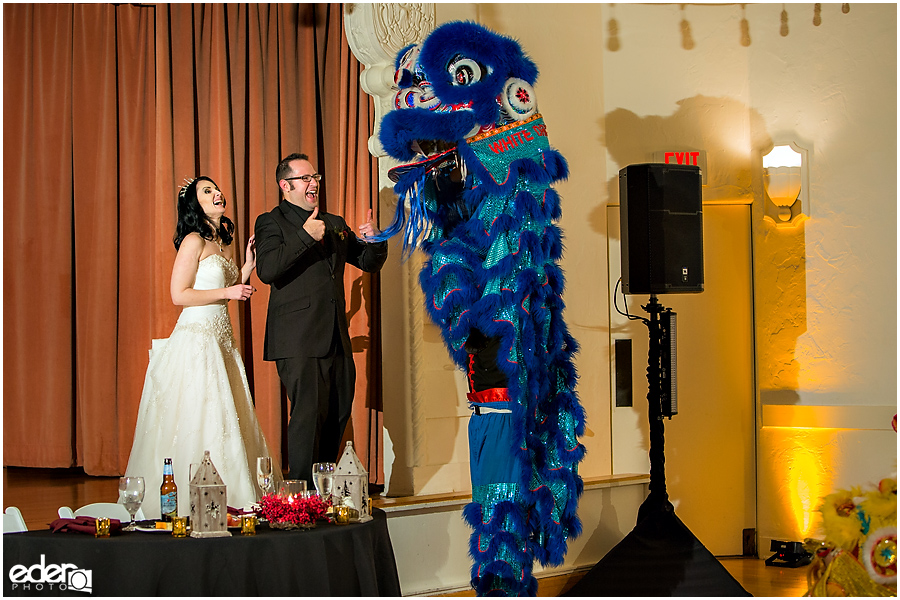 Traditional Dragon Dancers at The Thursday Club