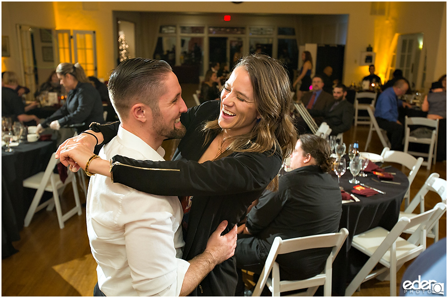 Dancing during wedding