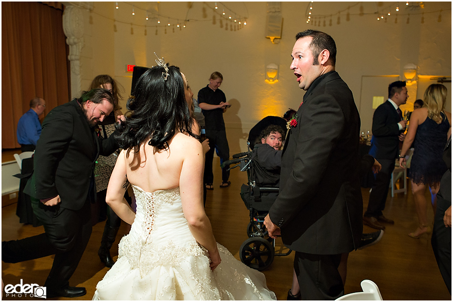 Dancing at Thursday Club Wedding