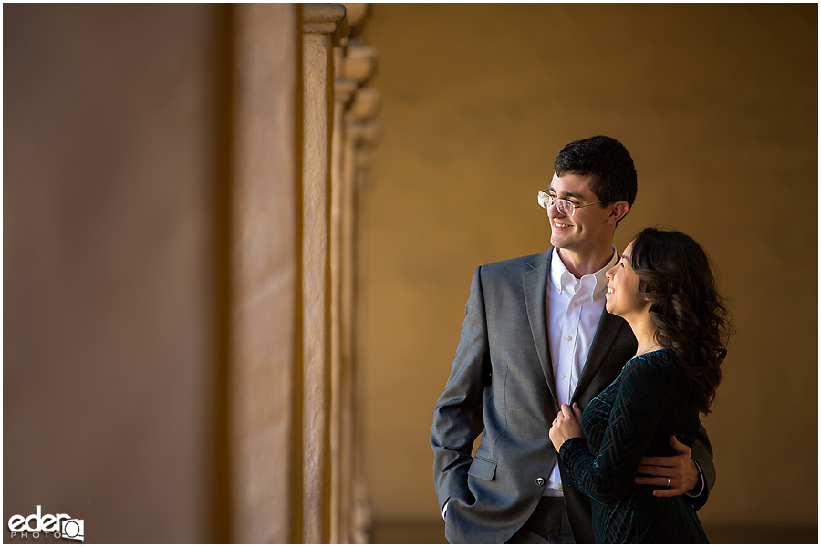 Courthouse Wedding photos in Balboa Park.