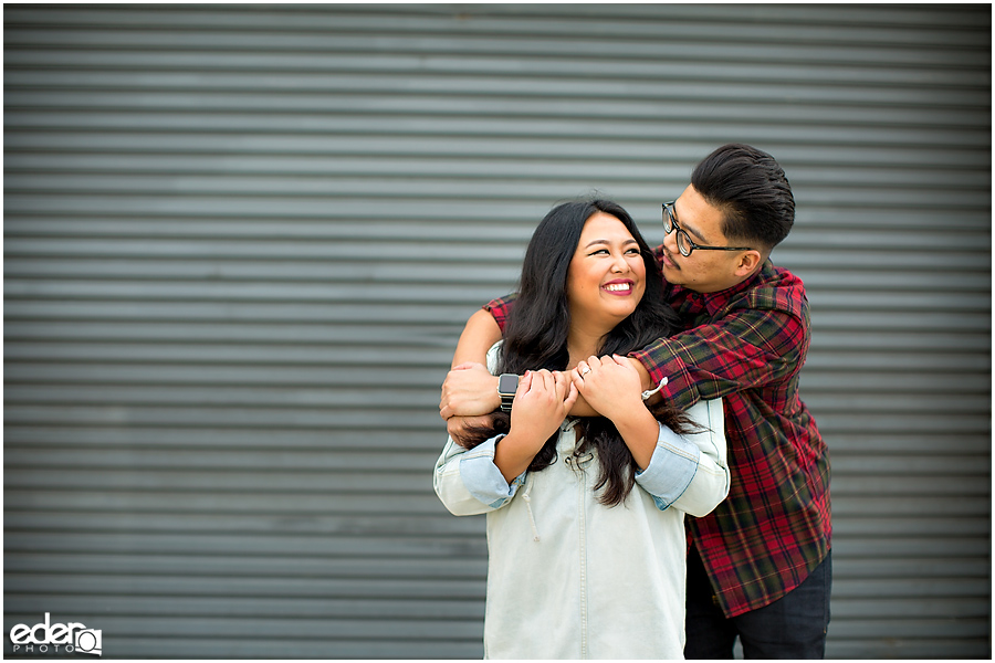 Coronado Engagement Session hug