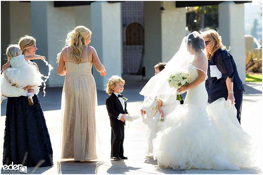 Wedding ceremony at Tom Ham's Lighthouse