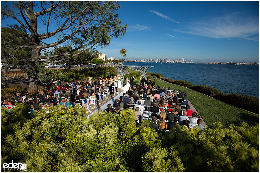 Ceremony site at Tom Ham's Lighthouse