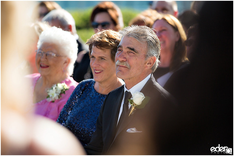 Family during ceremony at Tom Ham's Lighthouse