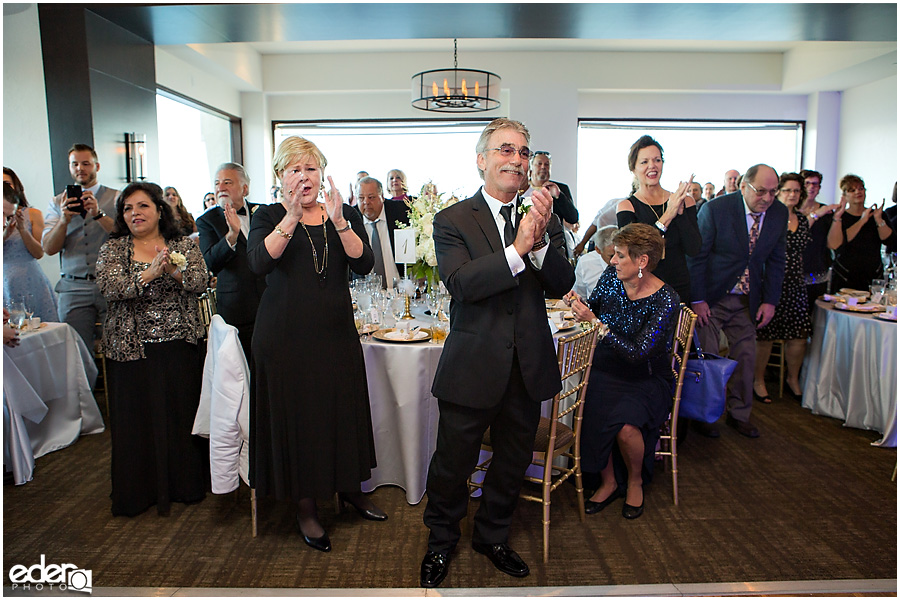 Grand entrance for Tom Ham's Lighthouse Wedding Photography