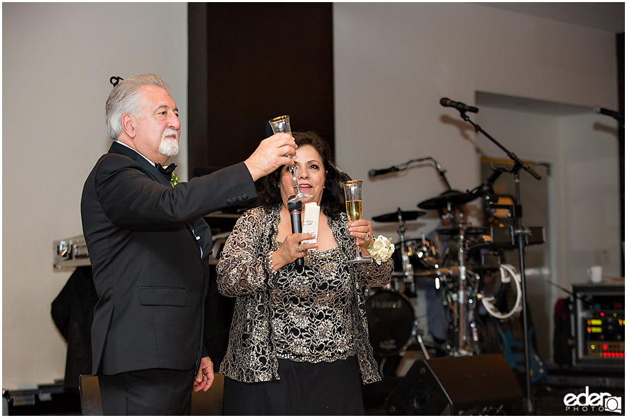 Toasts for Tom Ham's Lighthouse Wedding Photography