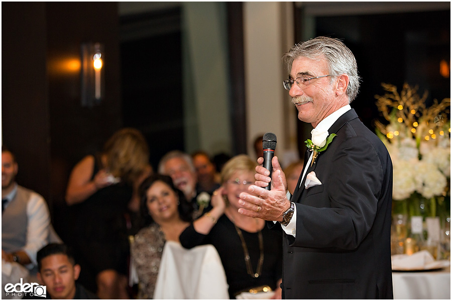 Toasts for for Tom Ham's Lighthouse Wedding Photography