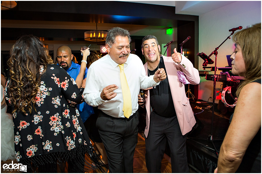 Dancing during wedding reception