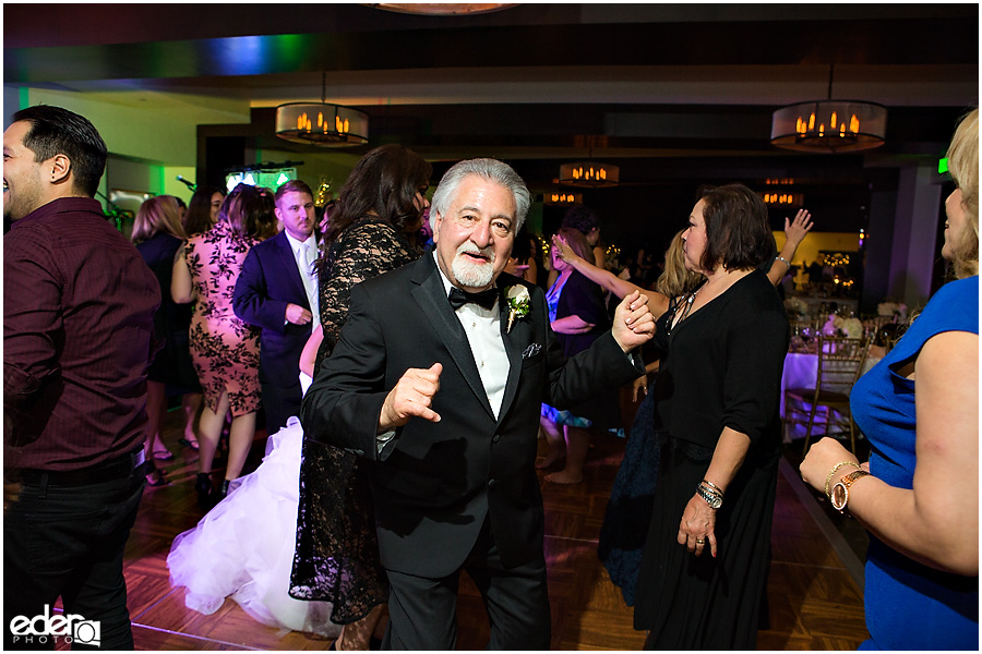 Dancing during wedding reception