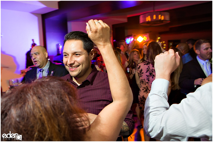 Dancing during wedding reception