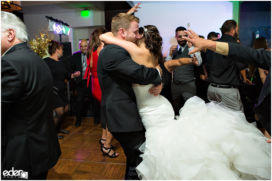 Dancing during wedding reception