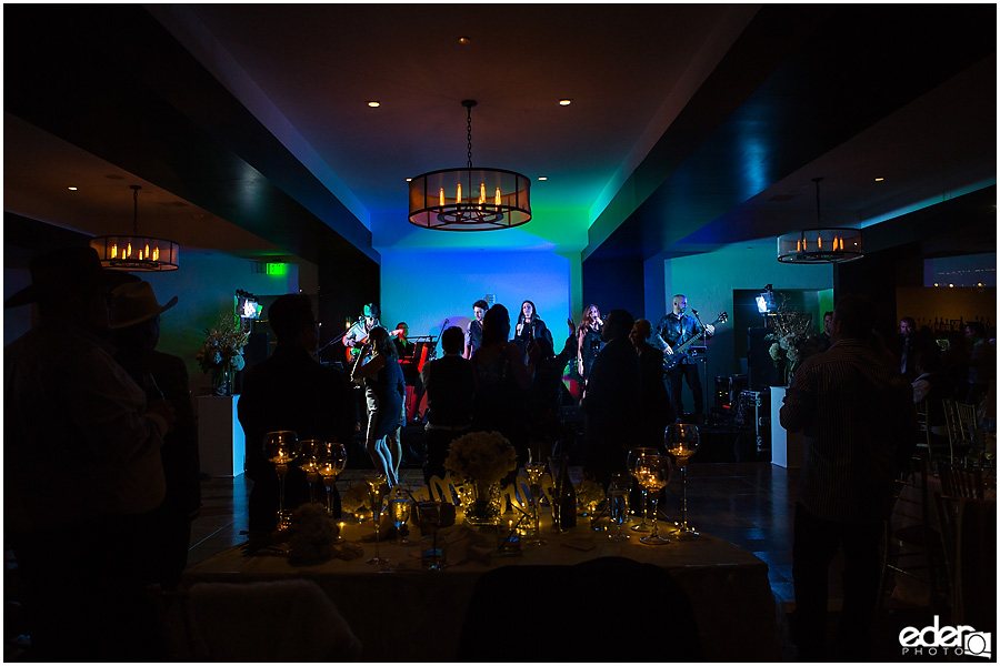 Dancing during wedding reception