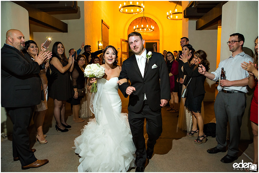 Grand exit during Tom Ham's Lighthouse Wedding